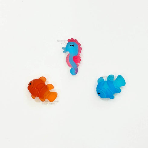 Fish & Seahorses Miniature Set pack of 3